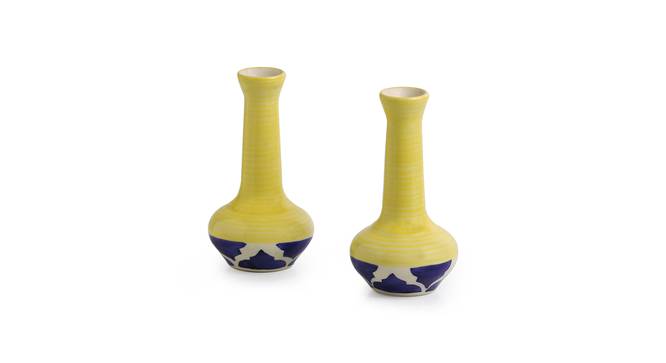 Siya Vase-Set of 2 (Table Vase Type) by Urban Ladder - Front View Design 1 - 319253