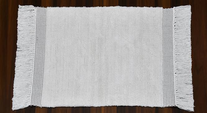 Cecelia Bath Mat (Grey) by Urban Ladder - Cross View Design 1 - 319646
