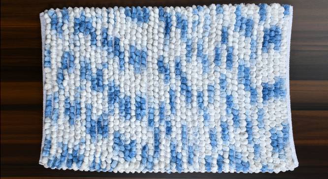 Charmine Bath Mat (Blue) by Urban Ladder - Cross View Design 1 - 319661