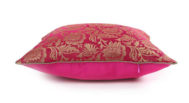 Ryta Cushion Cover - Set of 2 (41 x 41 cm  (16" X 16") Cushion Size, Fuchsia) by Urban Ladder - Design 1 Top View - 320002