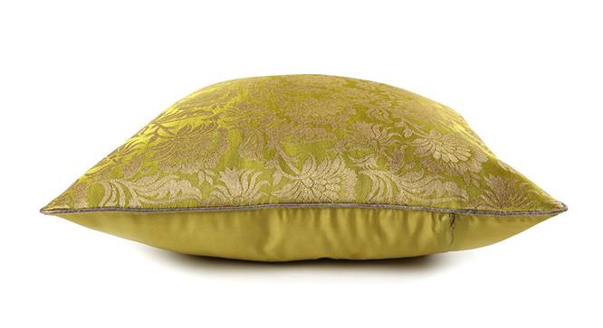 Ryta Cushion Cover - Set of 2 (Lime Green, 41 x 41 cm  (16" X 16") Cushion Size) by Urban Ladder - Design 1 Top View - 320007
