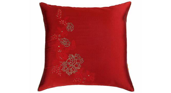 Palus Cushion Cover - Set of 2 (Red, 41 x 41 cm  (16" X 16") Cushion Size) by Urban Ladder - Design 1 Details - 320046