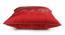 Palus Cushion Cover - Set of 2 (Red, 41 x 41 cm  (16" X 16") Cushion Size) by Urban Ladder - Design 1 Top View - 320047