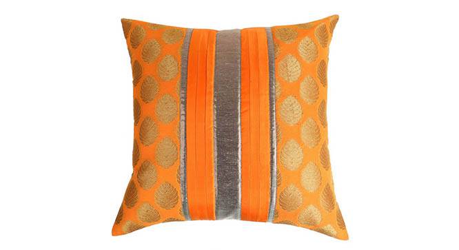 Buck Cushion Cover - Set of 2 (Orange, 41 x 41 cm  (16" X 16") Cushion Size) by Urban Ladder - Design 1 Details - 320061