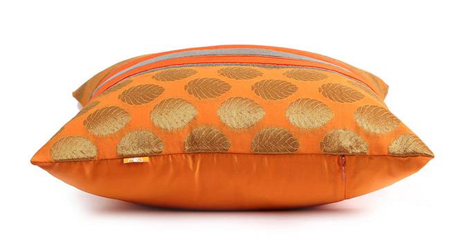Buck Cushion Cover - Set of 2 (Orange, 41 x 41 cm  (16" X 16") Cushion Size) by Urban Ladder - Design 1 Top View - 320062