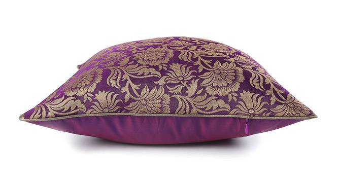 Ryta Cushion Cover - Set of 3 (41 x 41 cm  (16" X 16") Cushion Size, Violet) by Urban Ladder - Design 1 Top View - 320082