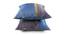 Tallus Cushion Cover - Set of 2 (Blue, 41 x 41 cm  (16" X 16") Cushion Size) by Urban Ladder - Design 1 Details - 320102