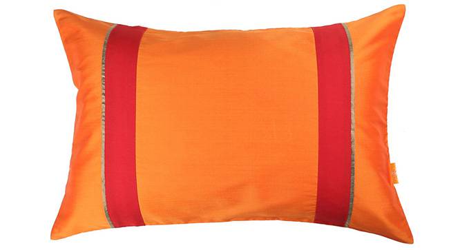 Clover Cushion Cover - Set of 5 (Orange, 30 x 46 cm  (12" X 18") Cushion Size) by Urban Ladder - Design 1 Details - 320161