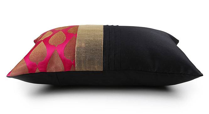 Callisto Cushion Cover (Pink, 30 x 46 cm  (12" X 18") Cushion Size) by Urban Ladder - Design 1 Top View - 320177