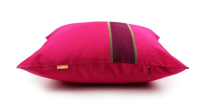 Rune Cushion Cover - Set of 5 (41 x 41 cm  (16" X 16") Cushion Size, Fuchsia) by Urban Ladder - Design 1 Top View - 320206