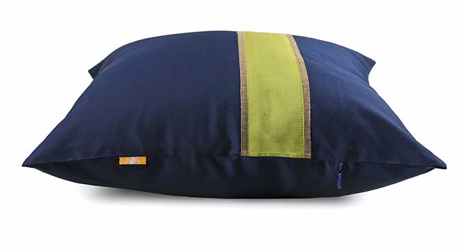 Rune Cushion Cover - Set of 3 (41 x 41 cm  (16" X 16") Cushion Size, Navy Blue) by Urban Ladder - Design 1 Top View - 320221