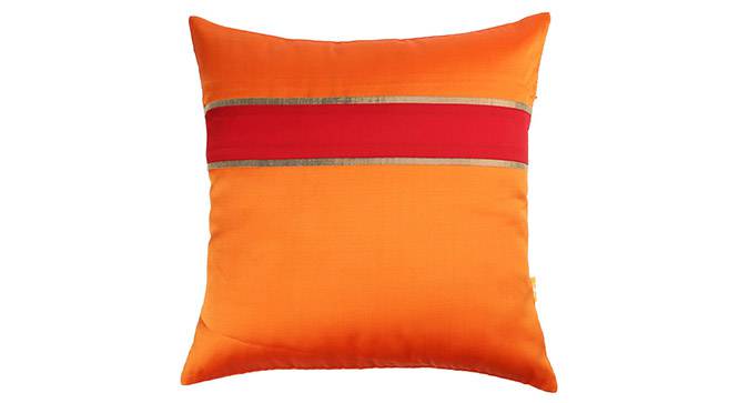 Rune Cushion Cover - Set of 5 (Orange, 41 x 41 cm  (16" X 16") Cushion Size) by Urban Ladder - Design 1 Details - 320235