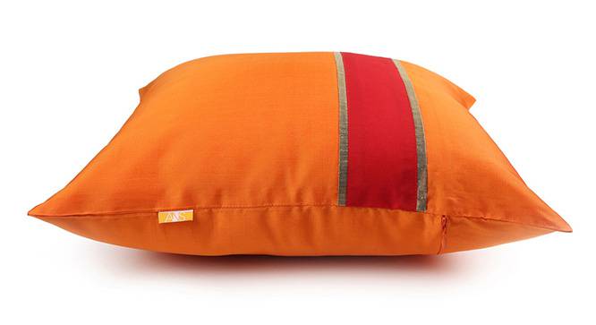 Rune Cushion Cover - Set of 5 (Orange, 41 x 41 cm  (16" X 16") Cushion Size) by Urban Ladder - Design 1 Top View - 320236