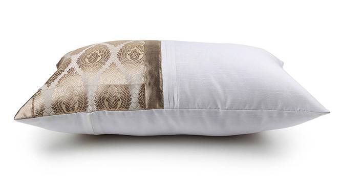 Walten Cushion Cover - Set of 2 (30 x 46 cm  (12" X 18") Cushion Size, Off White) by Urban Ladder - Design 1 Top View - 320251