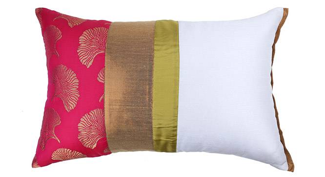 Piera Cushion Cover - Set of 3 (30 x 46 cm  (12" X 18") Cushion Size, Off White) by Urban Ladder - Design 1 Details - 320265