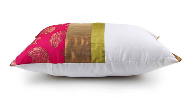 Piera Cushion Cover - Set of 3 (30 x 46 cm  (12" X 18") Cushion Size, Off White) by Urban Ladder - Design 1 Top View - 320266