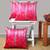 Sena cushion cover   set of 3 fuschia polysatin lp