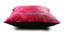 Sena Cushion Cover - Set of 3 (41 x 41 cm  (16" X 16") Cushion Size, Fuchsia) by Urban Ladder - Design 1 Top View - 320281