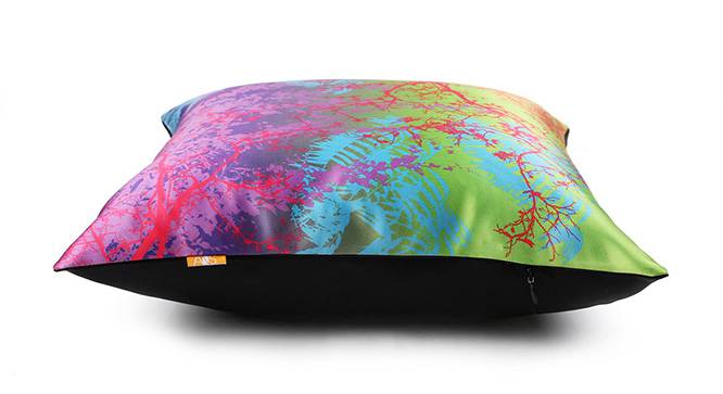 Fox Cushion Cover - Set of 5 (Lime Green, 41 x 41 cm  (16" X 16") Cushion Size) by Urban Ladder - Design 1 Top View - 320306