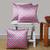 Jerina cushion cover   set of 3 pink polysatin lp