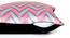 Jerina Cushion Cover - Set of 5 (Pink, 41 x 41 cm  (16" X 16") Cushion Size) by Urban Ladder - Design 1 Close View - 320328