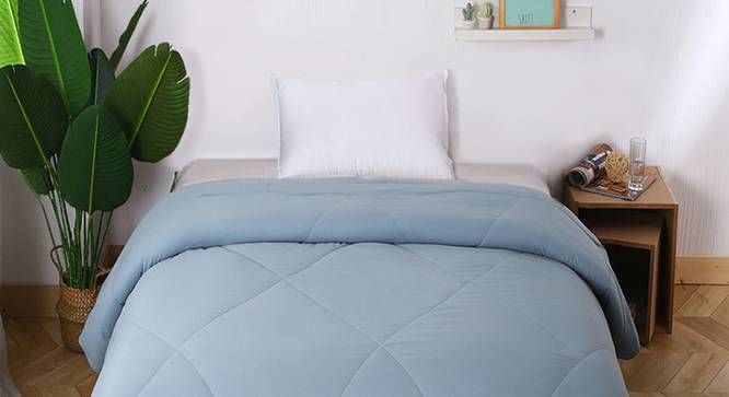 Cordelia Comforter (Sky Blue, Single Size) by Urban Ladder - Design 1 Details - 320630