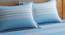 Domenico  Bedsheet Set (King Size, Turquoise Blue) by Urban Ladder - Design 1 Top View - 320655