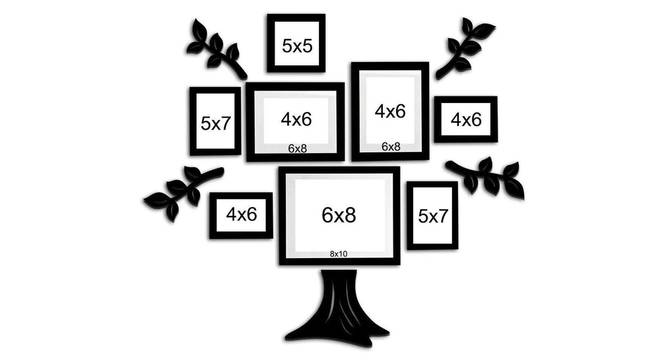 Aurora Photo Frame (Black) by Urban Ladder - Cross View Design 1 - 320948