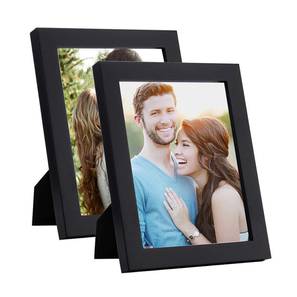 Couple Photo Frame Design Black Wood Photoframe