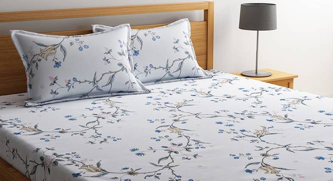 Claude Bedsheet Set (Double Size) by Urban Ladder - Design 1 Top View - 321046
