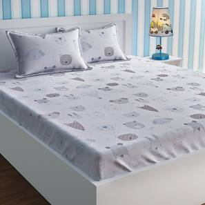 Bedsheets Sale Design Arnold Bedsheet Set (White, Queen Size)