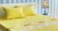 Valerie Bedsheet Set (Yellow, Double Size) by Urban Ladder - Design 1 Details - 321099