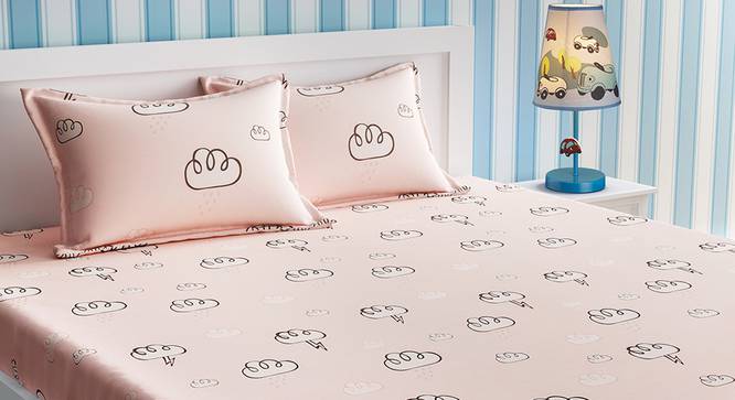 Annabelle Bedsheet Set (Pink, Double Size) by Urban Ladder - Design 1 Details - 321120