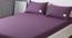 Michelle Bedsheet Set (Purple, Double Size) by Urban Ladder - Design 1 Top View - 321174