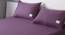 Michelle Bedsheet Set (Purple, Double Size) by Urban Ladder - Front View Design 1 - 321175