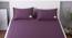 Jolie Bedsheet Set (Purple, King Size) by Urban Ladder - Design 1 Details - 321278