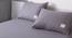 Amelie Bedsheet Set (Grey, King Size) by Urban Ladder - Front View Design 1 - 321290