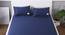 Adele Bedsheet Set (King Size, Dark Blue) by Urban Ladder - Design 1 Details - 321293