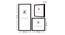 Amelie Wall Decor-Set of 3 by Urban Ladder - Cross View Design 1 - 321357