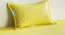 Sylvie Bedsheet Set (Yellow, Single Size) by Urban Ladder - Design 1 Top View - 321491