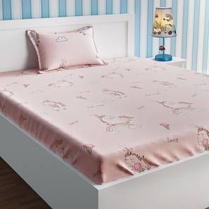 Bedsheets Design Corinne Bedsheet Set (Pink, Single Size)