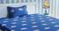 Arlette Bedsheet Set (Blue, Single Size) by Urban Ladder - Design 1 Top View - 321530