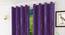 Alandra Door Curtain - Set Of 2 (Purple, 112 x 274 cm  (44" x 108") Curtain Size) by Urban Ladder - Design 1 Half View - 321552