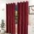 Alandra door curtain set of 2 red 9 lp