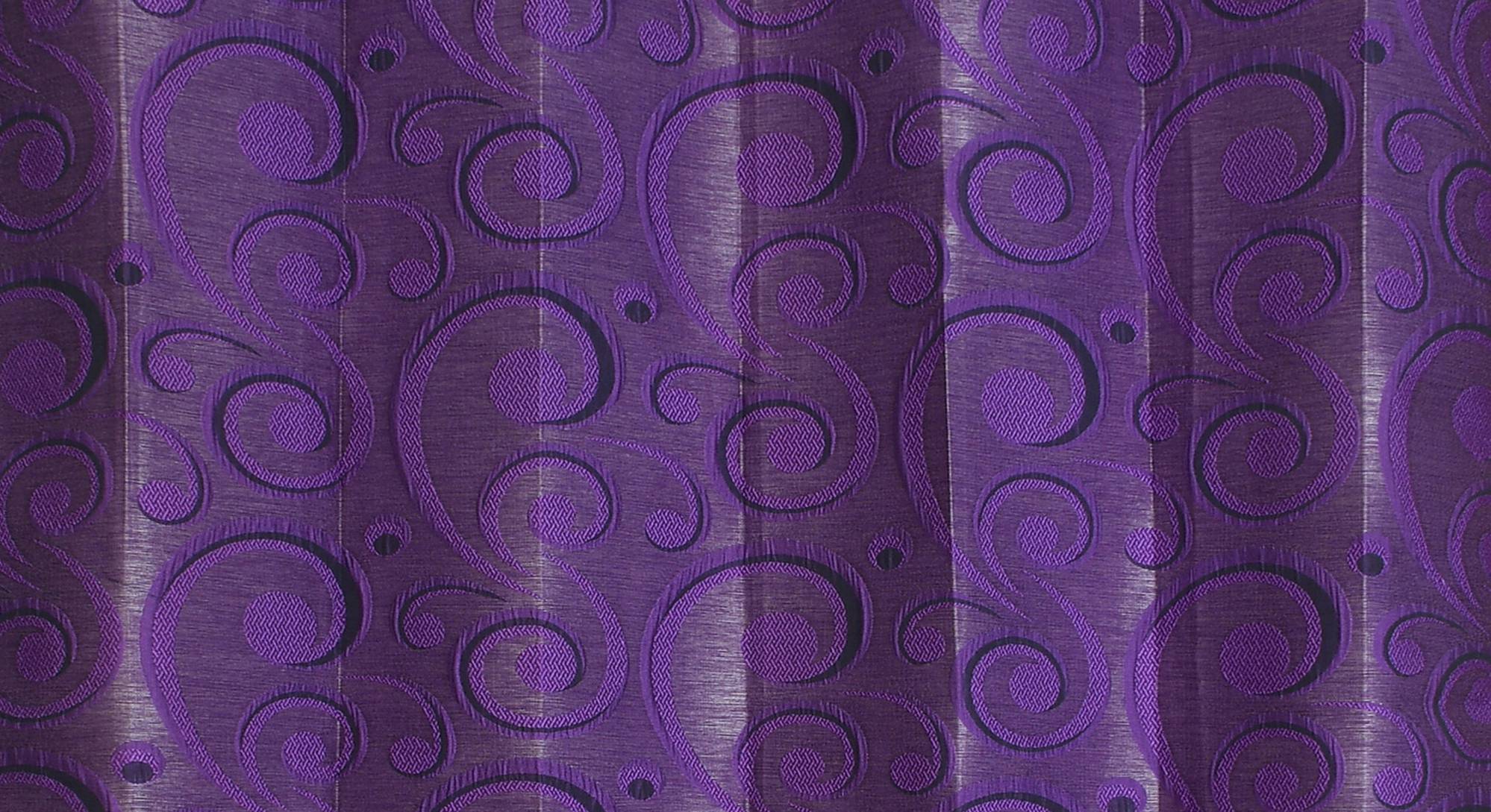 Purple Polyester Window Curtain Urban Ladder