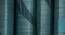 Aurea Door Curtain - Set Of 2 (Blue, 112 x 274 cm  (44" x 108") Curtain Size) by Urban Ladder - Design 1 Close View - 321587