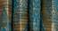 Ava Door Curtain - Set Of 2 (Blue, 112 x 274 cm  (44" x 108") Curtain Size) by Urban Ladder - Design 1 Close View - 321592