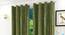 Belmira Door Curtain - Set Of 2 (Green, 112 x 213 cm  (44" x 84") Curtain Size) by Urban Ladder - Design 1 Half View - 321604