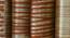 Cecilia Window Curtain - Set Of 2 (Orange, 112 x 152 cm  (44" x 60") Curtain Size) by Urban Ladder - Design 1 Close View - 321642