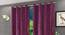 Belmira Window Curtain - Set Of 2 (Pink, 112 x 152 cm  (44" x 60") Curtain Size) by Urban Ladder - Design 1 Half View - 321644